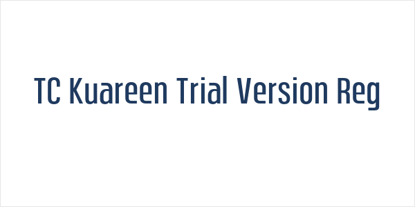 TC Kuareen Trial Version Reg Logo
