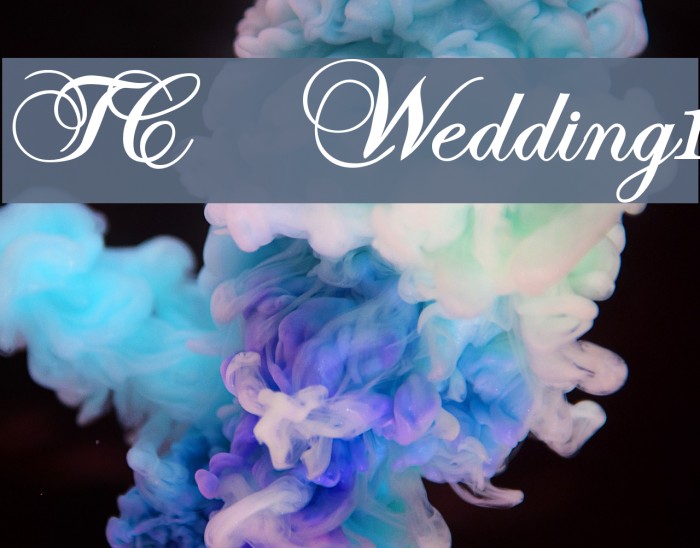 TC _Wedding1 Font examples