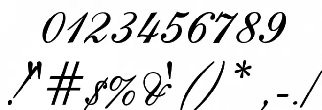 TC _Wedding2 Font OTHER CHARS