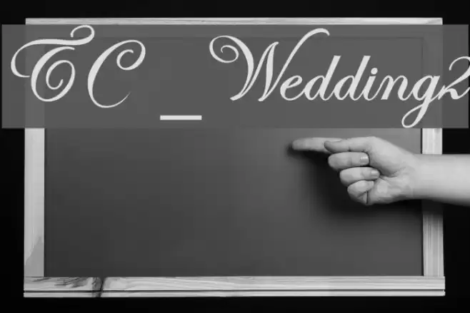 TC _Wedding2 Font examples