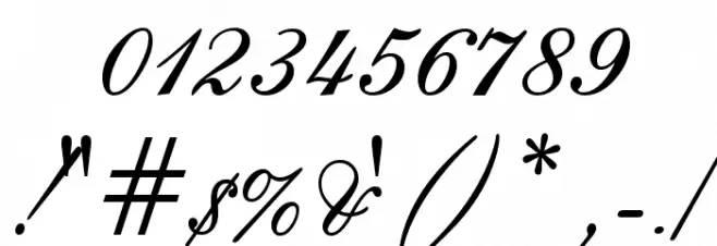 TC _Wedding3 Font OTHER CHARS