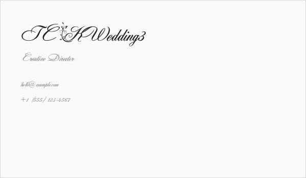 TC _Wedding3 Business Card
