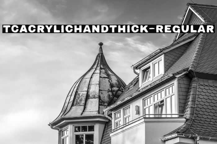 TCAcrylicHandThick-Regular Example 1