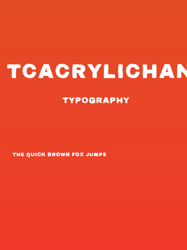 TCAcrylicHandThick-Regular Poster