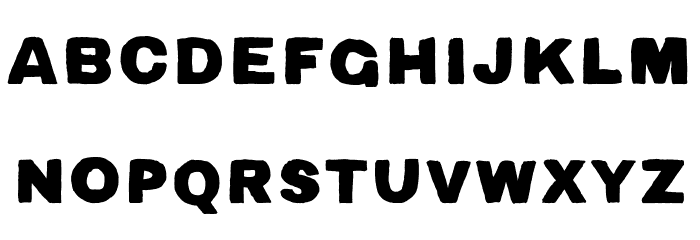 TCAcrylicHandThick-Regular Caratteri MINUSCOLO