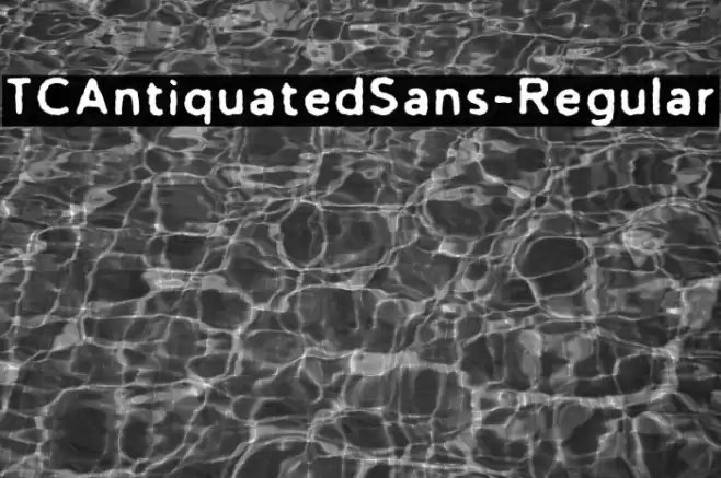 TCAntiquatedSans-Regular Font examples