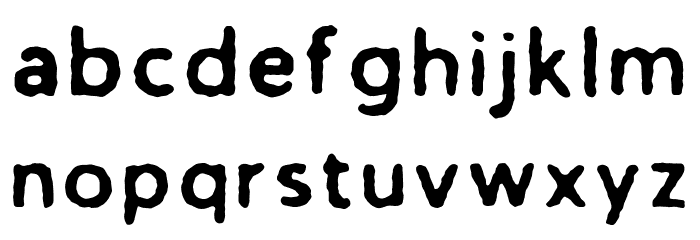 TCAntiquatedSans-Regular Font LOWERCASE