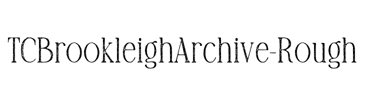 TCBrookleighArchive-Rough  لخطوط تنزيل