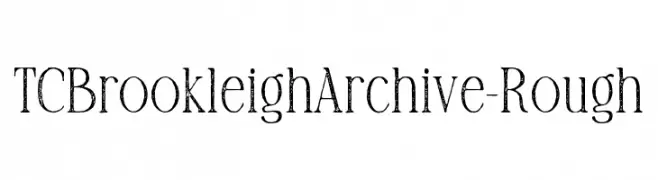 TCBrookleighArchive-Rough  font caratteri gratis