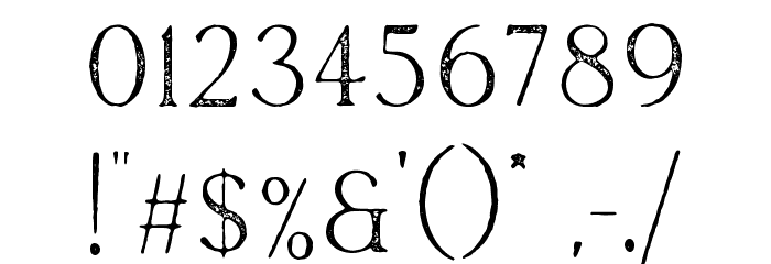 TCBrookleighArchive-Rough Font OTHER CHARS