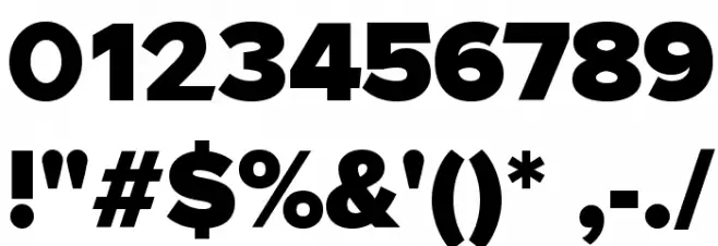 TCF 2009 Bold Font OTHER CHARS