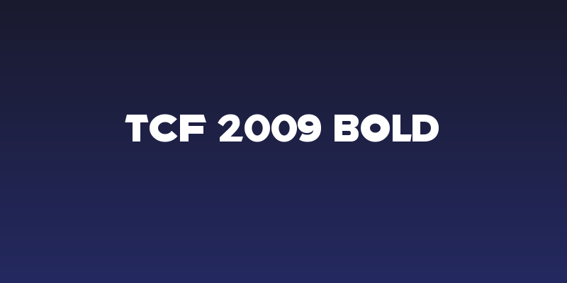 TCF 2009 Bold Social Header