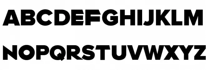 TCF 30s Bold Шрифта ВЕРХНИЙ