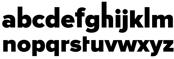 TCF 50s Bold Font LOWERCASE