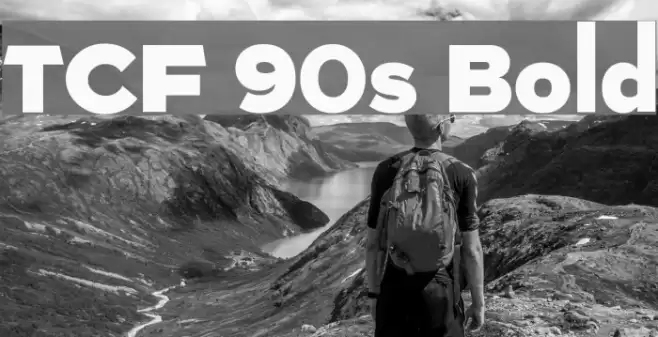 TCF 90s Bold Font examples