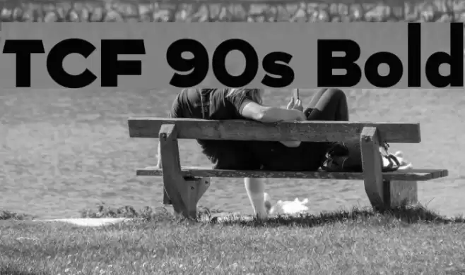 TCF 90s Bold Font examples
