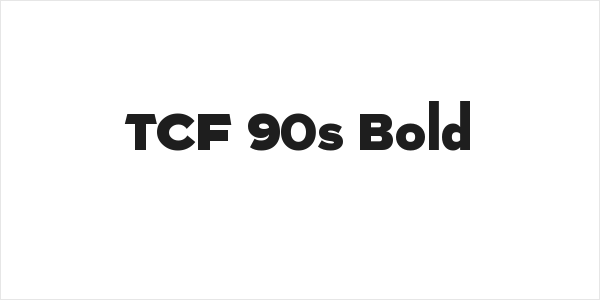 TCF 90s Bold Logo