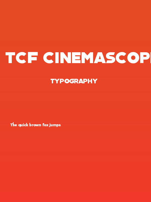 TCF Cinemascope Poster