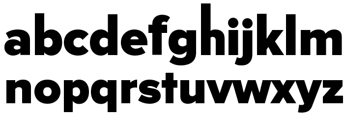 TCF Cinemascope Font LOWERCASE