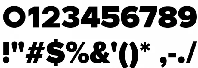 TCF Print Bold Font OTHER CHARS