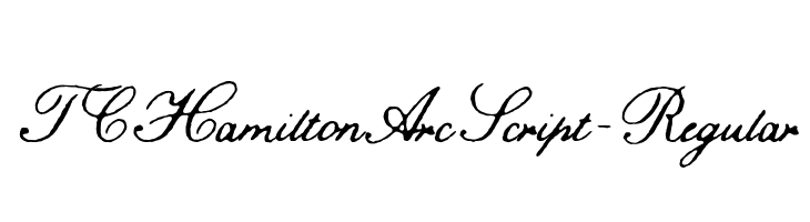 TCHamiltonArcScript-Regular  لخطوط تنزيل