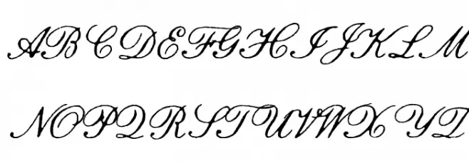 TCHamiltonArcScript-Regular Fuentes MAYÚSCULAS