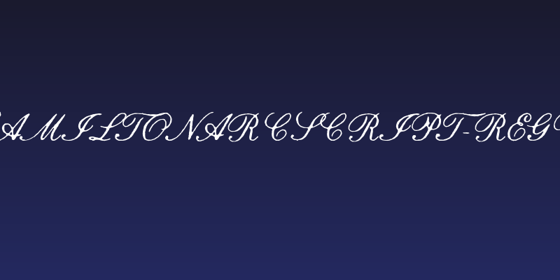 TCHamiltonArcScript-Regular Social Header