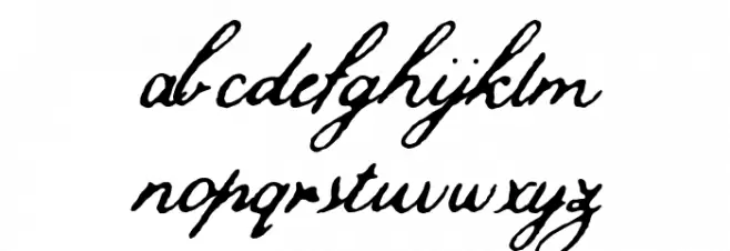 TCHamiltonArcScript-Regular Caratteri MINUSCOLO