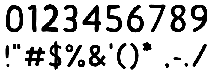 TCJimmySansPro-Bold Font OTHER CHARS