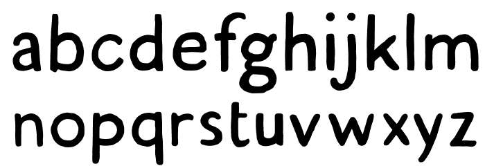 TCJimmySansPro-Bold Font LOWERCASE