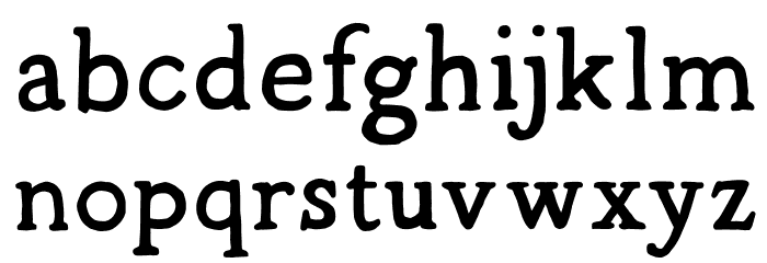 TCJimmySerifPro-Bold Font LOWERCASE