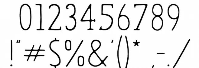 TCJovialPro-Regular Font OTHER CHARS