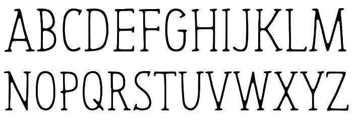 TCJovialPro-Regular Font UPPERCASE