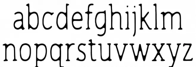 TCJovialPro-Regular Font LOWERCASE