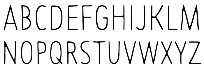 TCJovialSansPro-Regular Font UPPERCASE