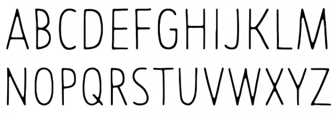 TCJovialSansPro-Regular 字体 大写