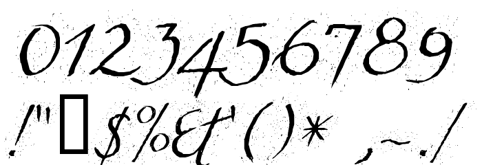 TCLescuelerascript Font OTHER CHARS