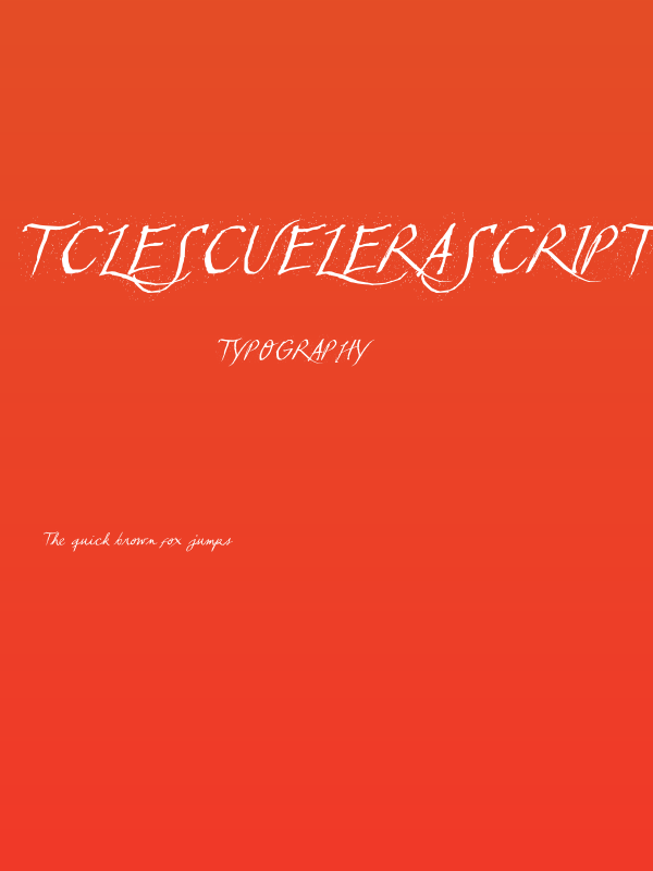 TCLescuelerascript Poster