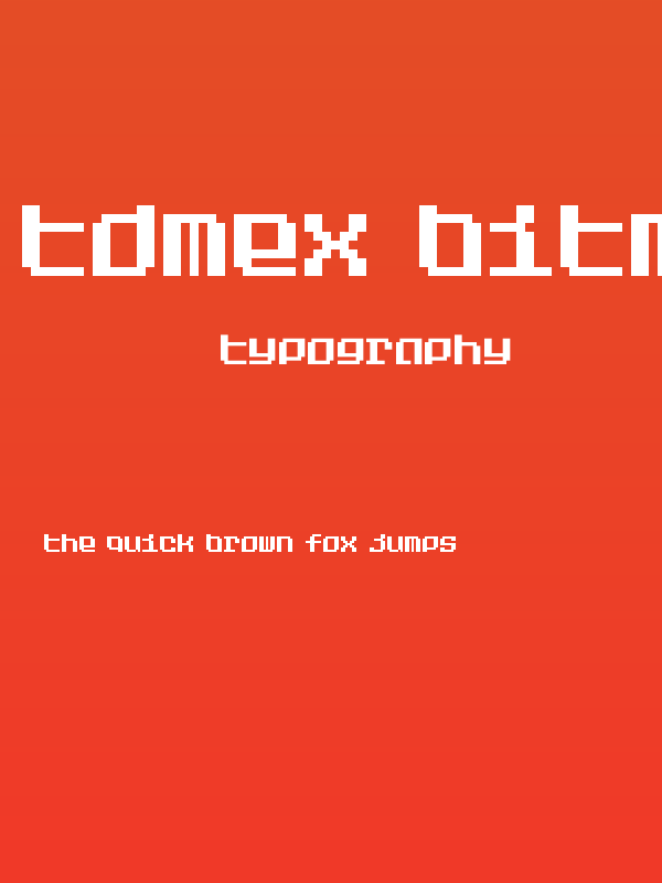 Tdmex Bitmap Poster