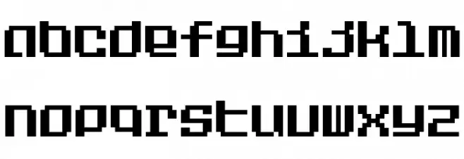 Tdmex Bitmap フォント 小文字