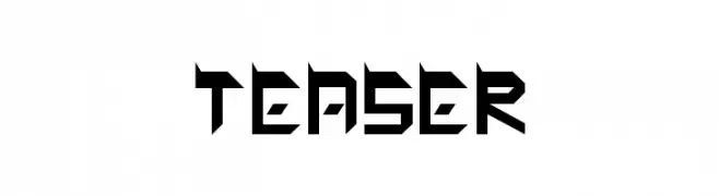 TEASER  Descarca Fonturi Gratis