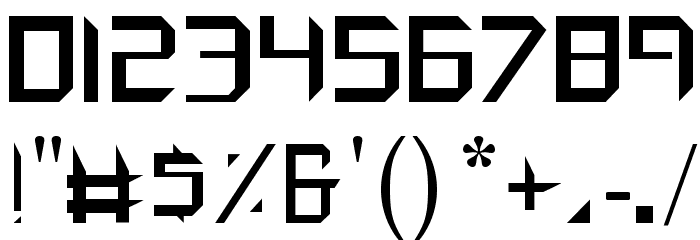 TEASER Font OTHER CHARS
