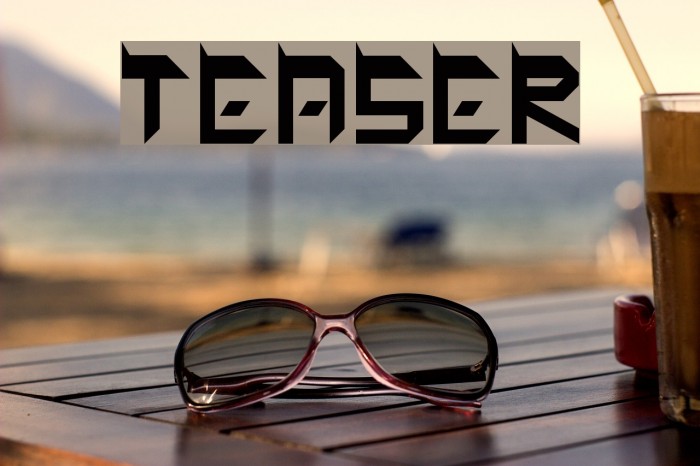 TEASER Font examples