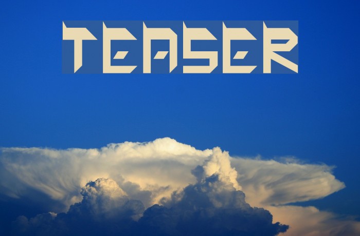 TEASER Font examples