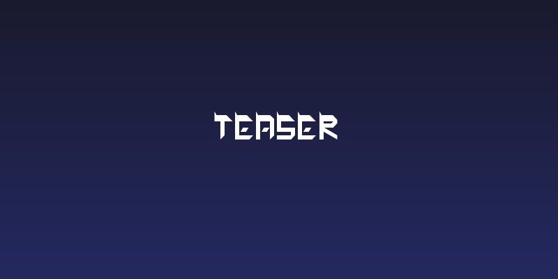 TEASER Social Header