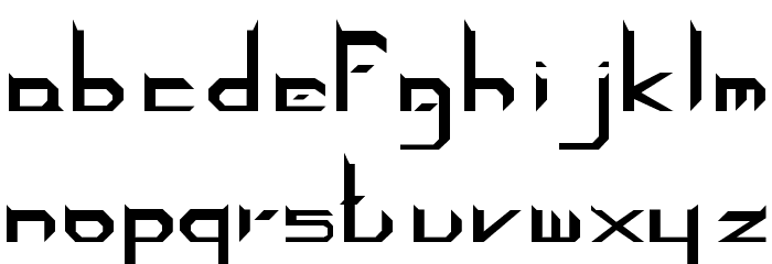 TEASER Font LOWERCASE
