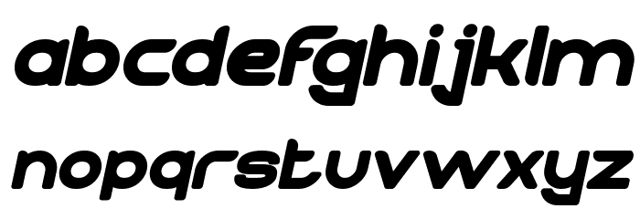 TECHNIQUE Bold Italic Font LOWERCASE
