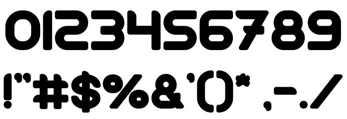 TECHNIQUE Bold Font OTHER CHARS