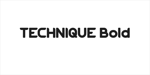 TECHNIQUE Bold Logo