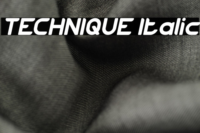 TECHNIQUE Italic Example 3